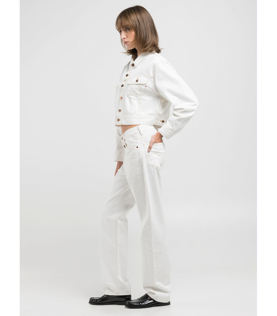 9Z1 ECO PLUS コンフォートストレートフィットデニム（セットアップモデル） 詳細画像 ホワイト 4